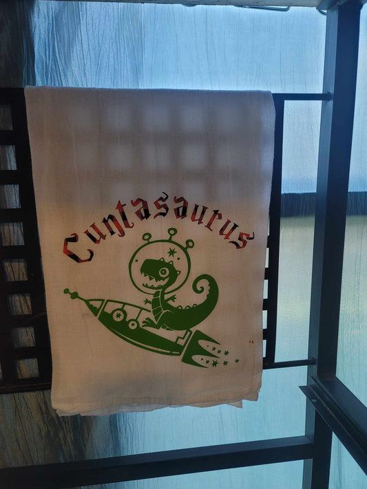 Cuntasaurus Kitchen Towel